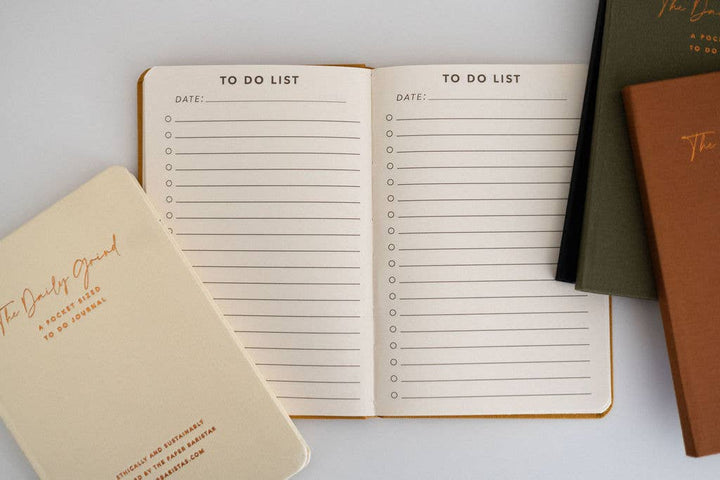 Pocket Sized To Do Journal | Black