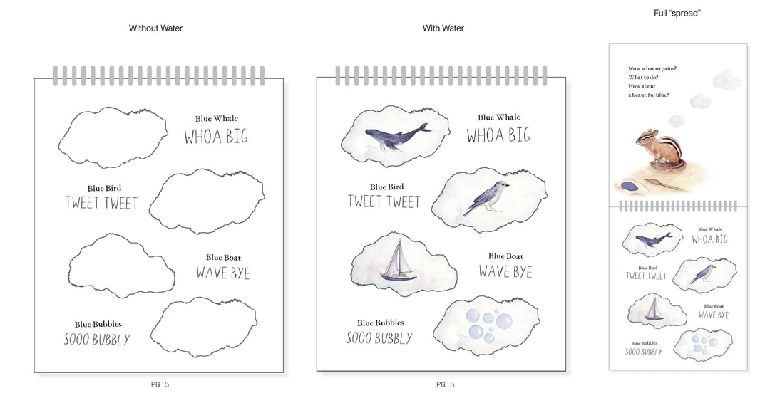 Wishy Washy Book | Water Reveal