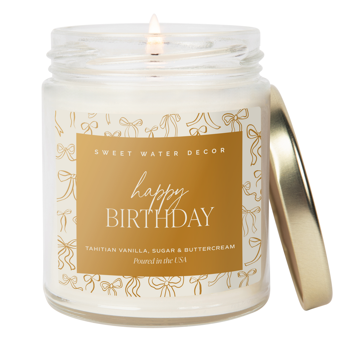 Happy Birthday Soy Candle