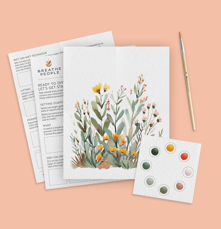 Watercolor Paint Kit | Desert Bloom