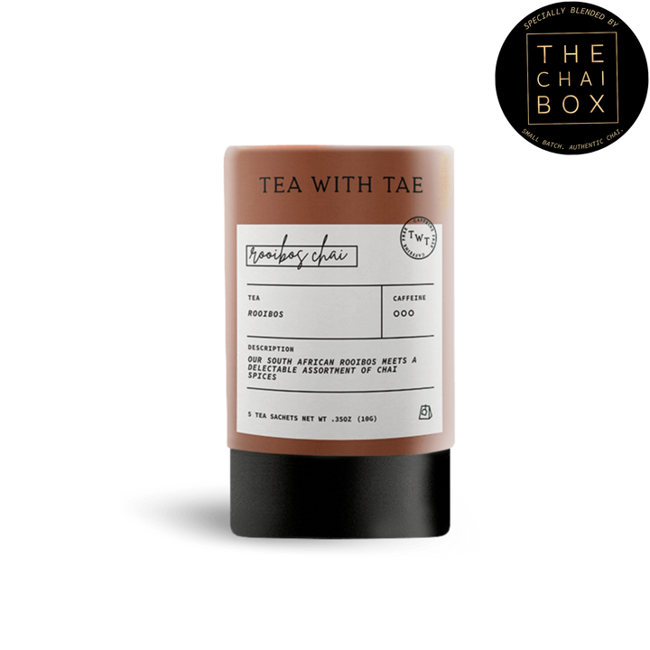 Rooibos Chai Herbal Mini Tea Tube | 5 tea bags