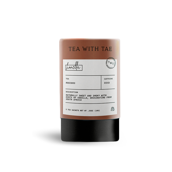 Honella Honeybush Herbal Mini Tea Tube | 5 tea bags