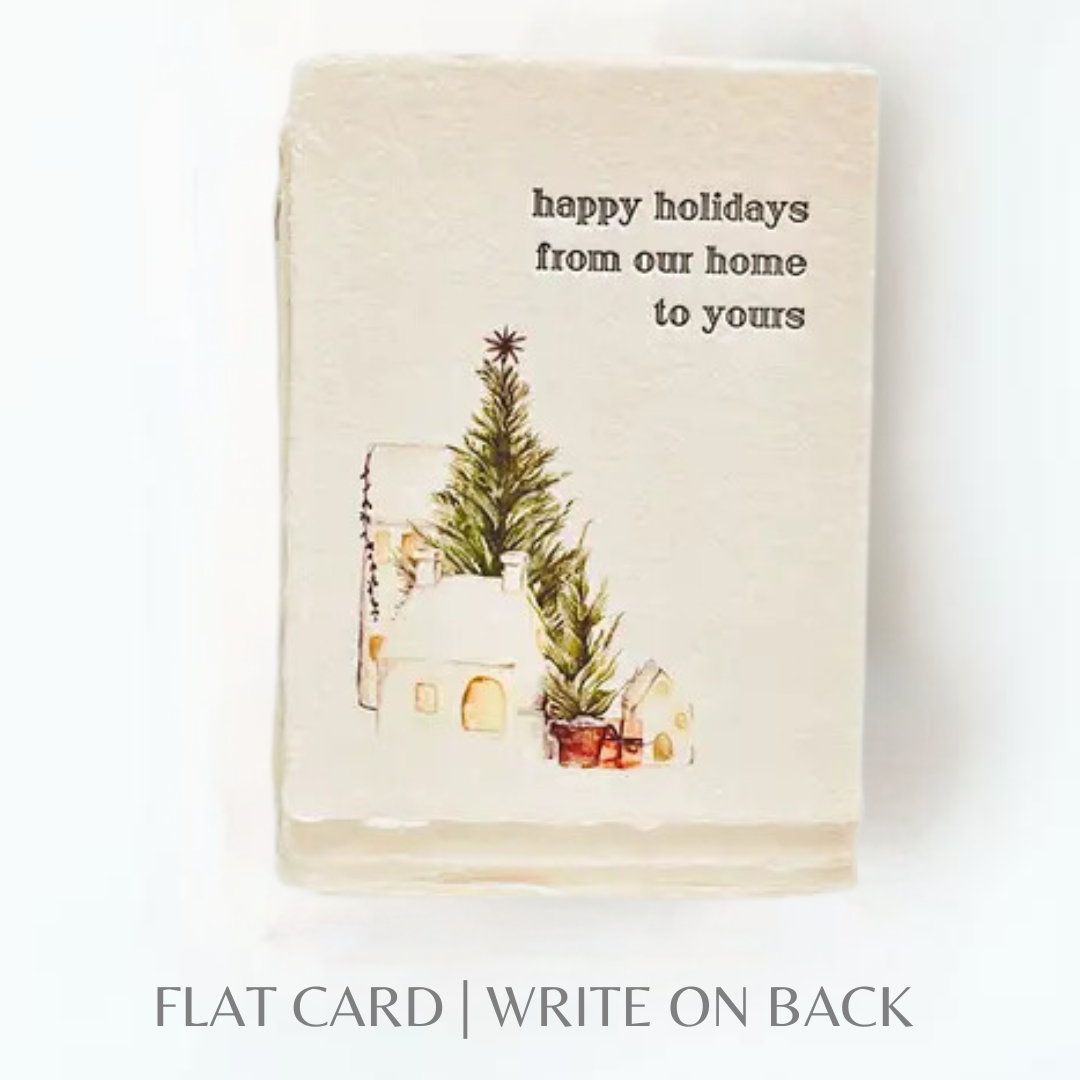 'Happy Holidays From Our Home...' Card