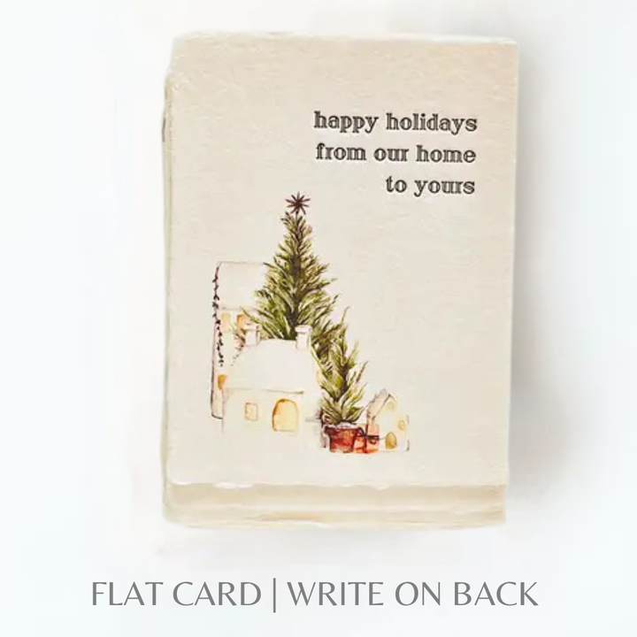 'Happy Holidays From Our Home...' Card