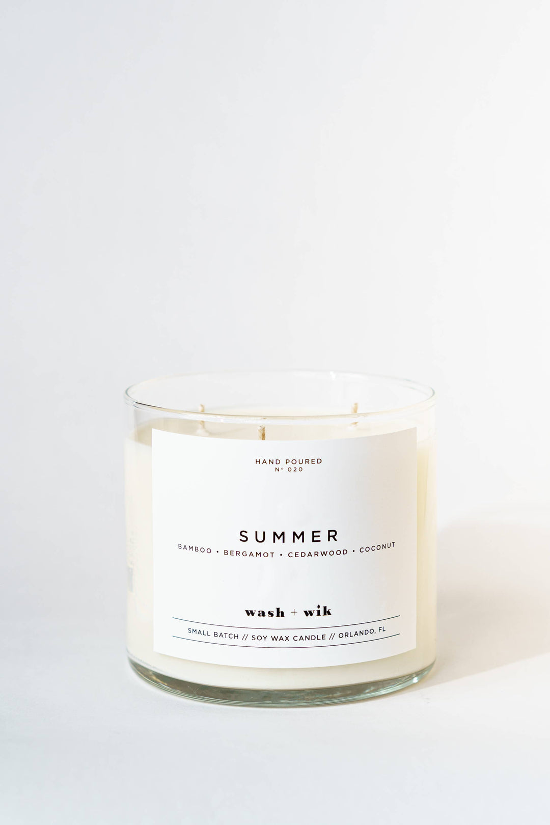 Summer Soy Wax Candle | Tropical Candle | 3 Wick