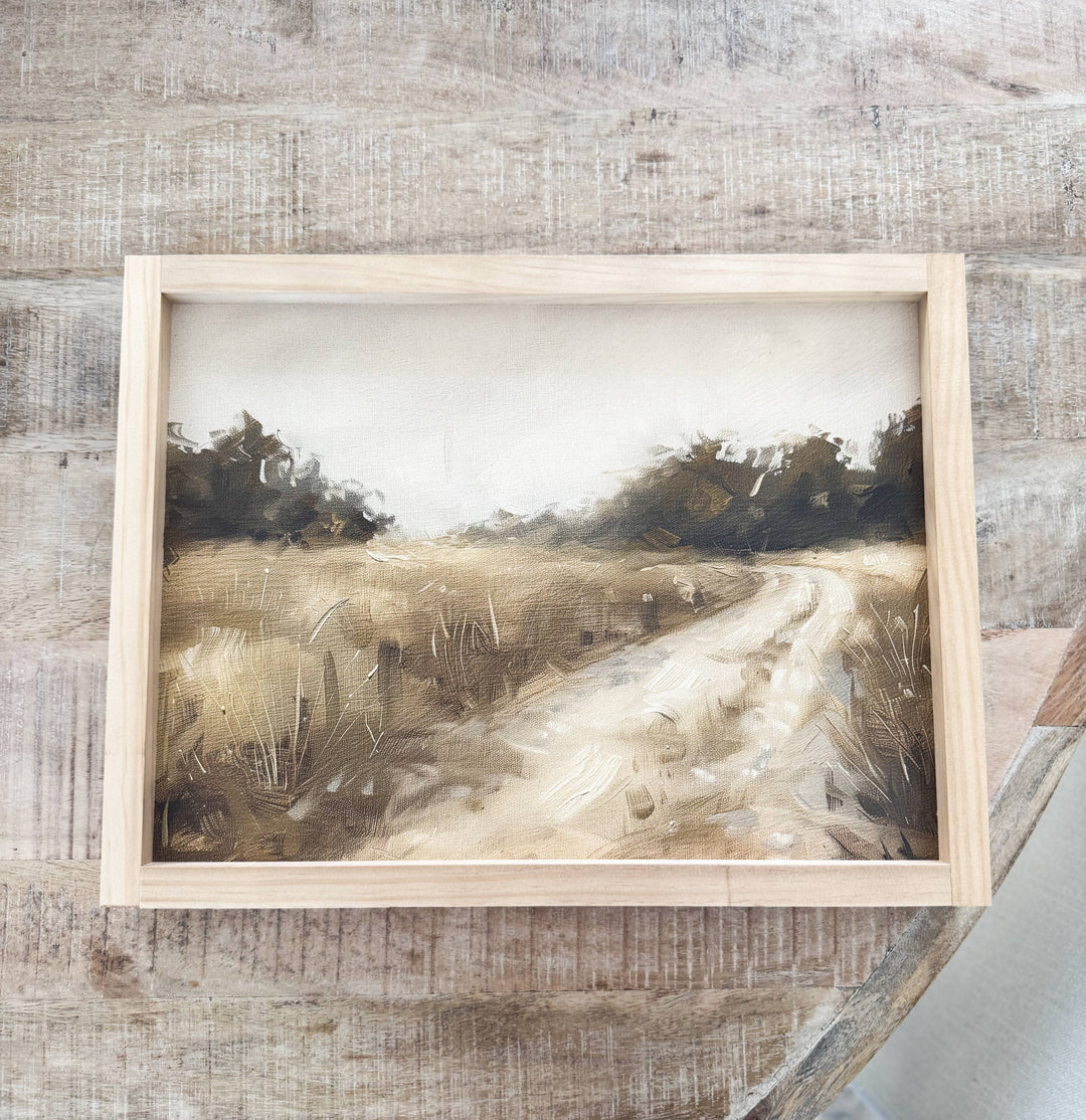 Vintage Inspired Print | Mira-Wood Frame