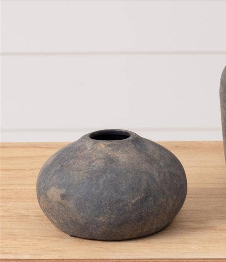 Distressed Bud Vase | Grey