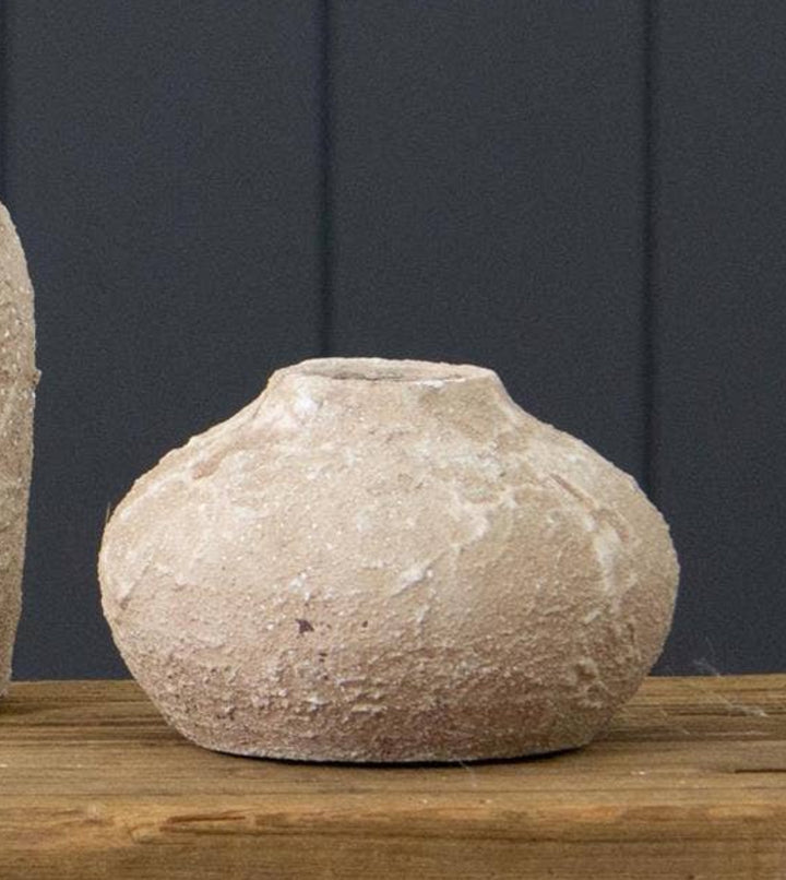 Textured Bud Vase | Tan
