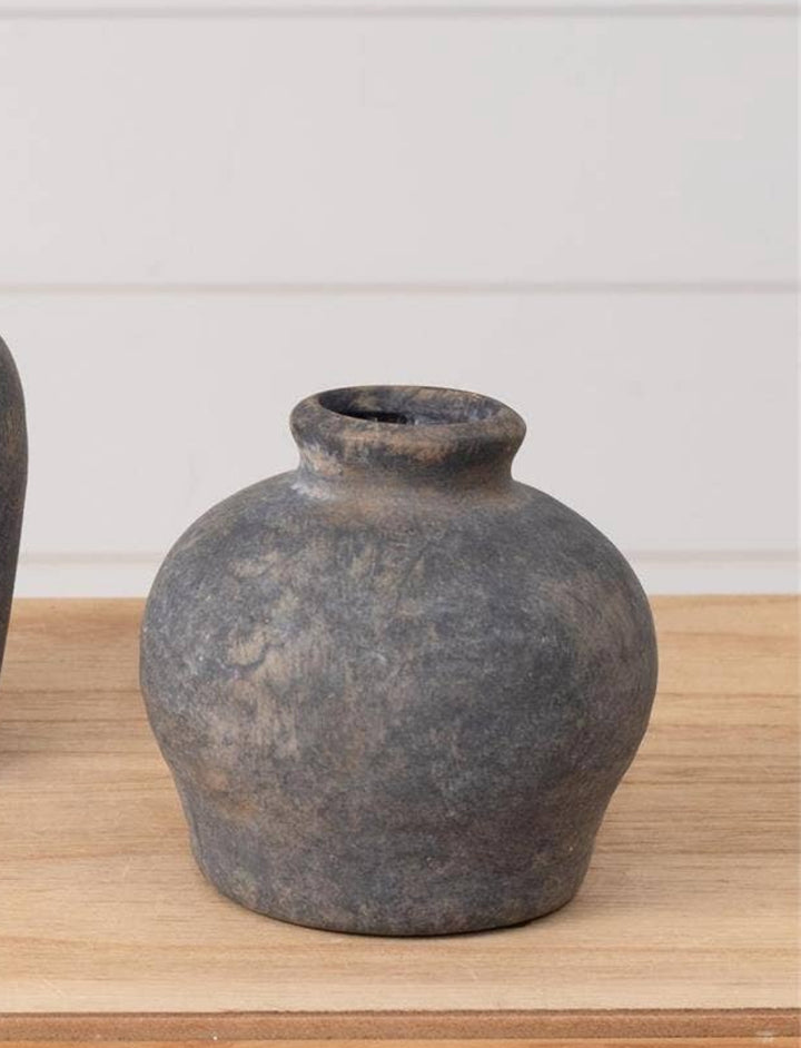Distressed Bud Vase | Grey