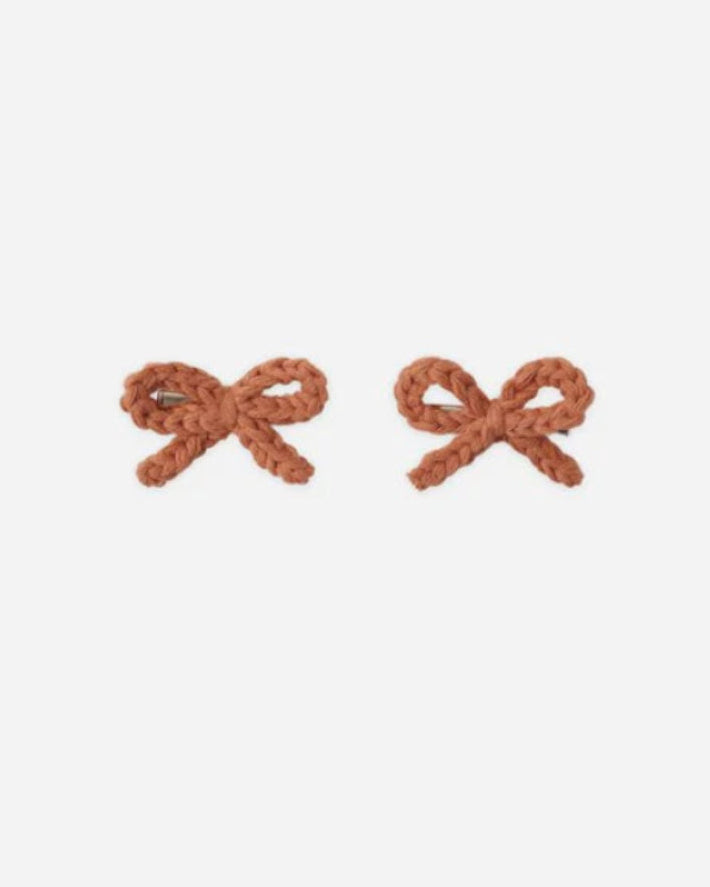 Crochet Bow Clips | Poppy