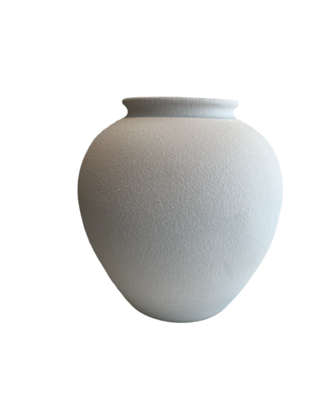 Textured White Vase | Medium