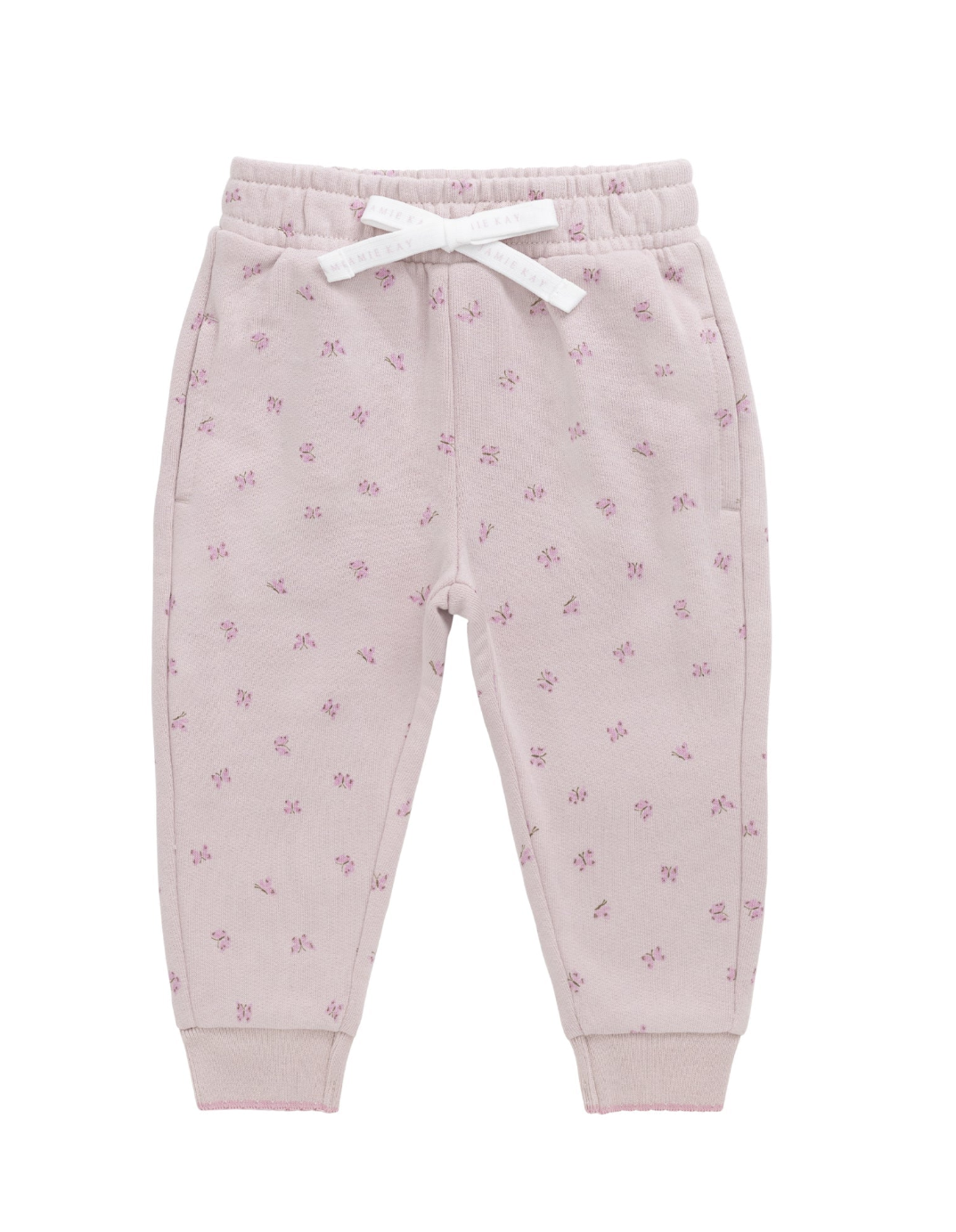 Monroe Track Pant | Pink & Butterflies