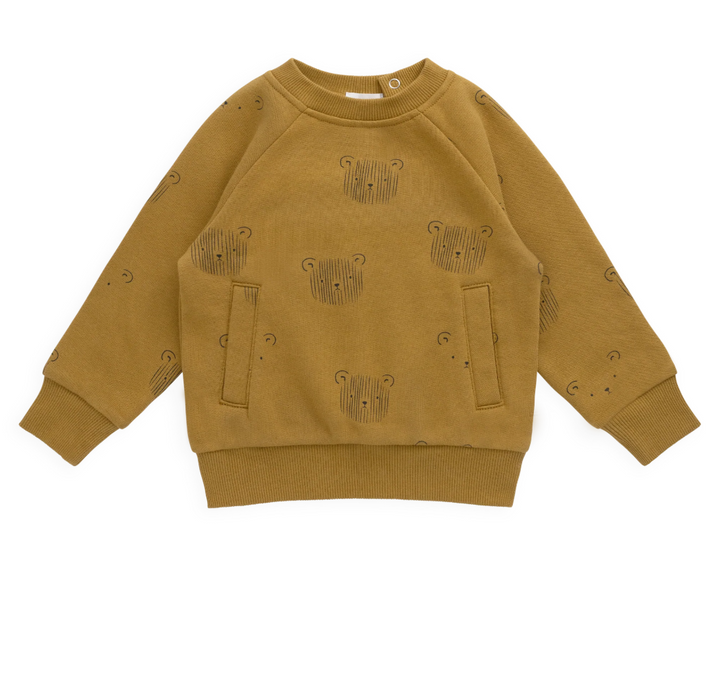 Henry Sweatshirt | Teddy Bear Face