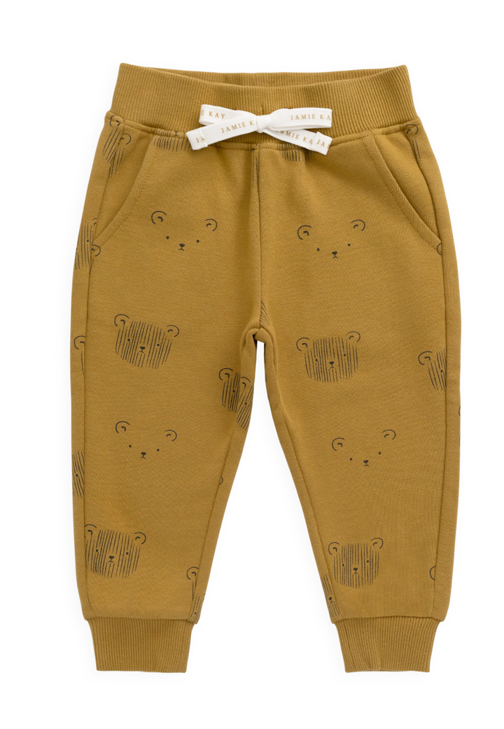 Nash Track Pant | Teddy Bear Face