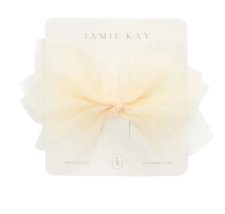 Fairy Bow Clip | Pale Peach