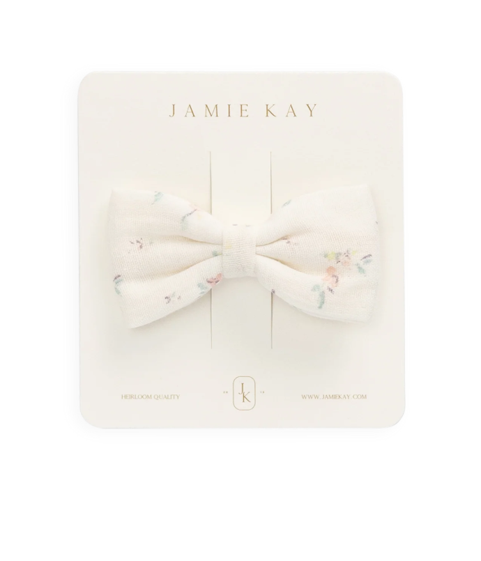 Desire Bow Clip | Snow & Floral