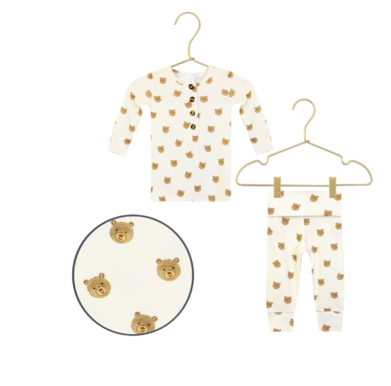 Teddy Top + Bottoms