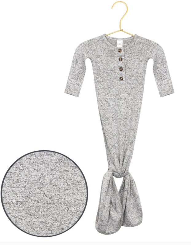 Sam Plush Knit Knotted Gown