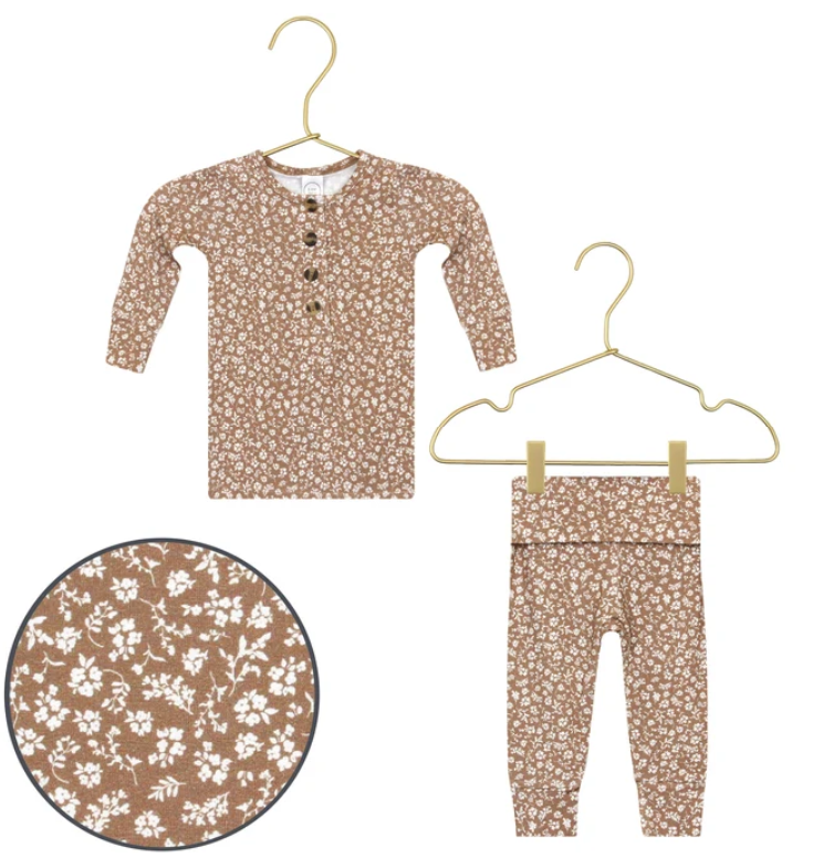 Eden Floral Top + Bottom