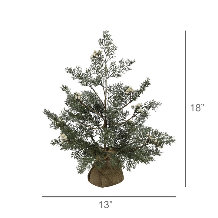 Faux Tree with Tallow Berries - 18”