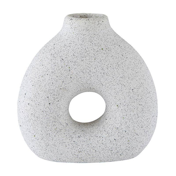 Modern Sanded Donut Vase | Small