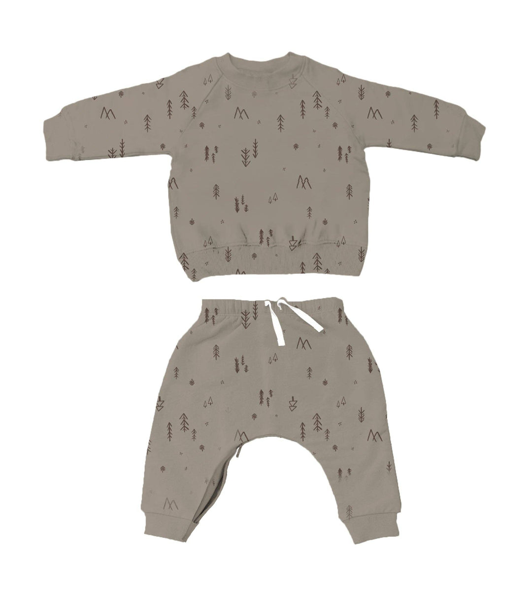 Bamboo Fleece Sweatsuit | Construction or National Park Print