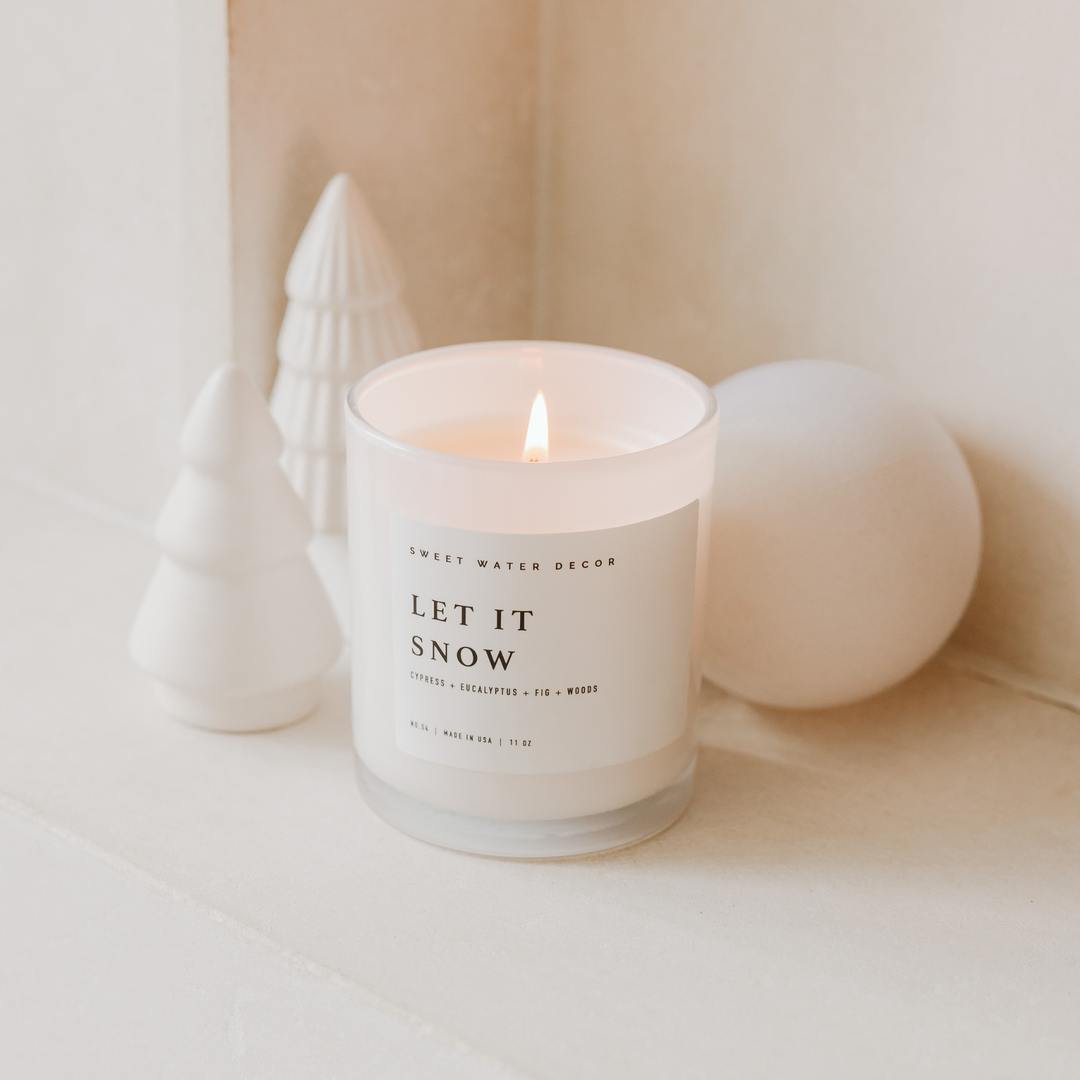 Let It Snow Soy Candle