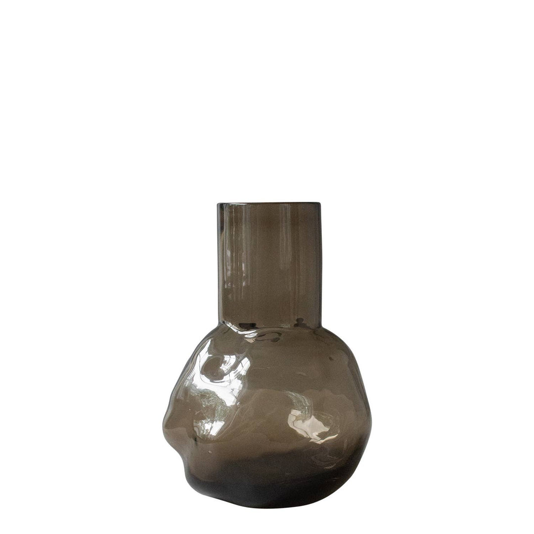 Glass Bunch Vase | Brown