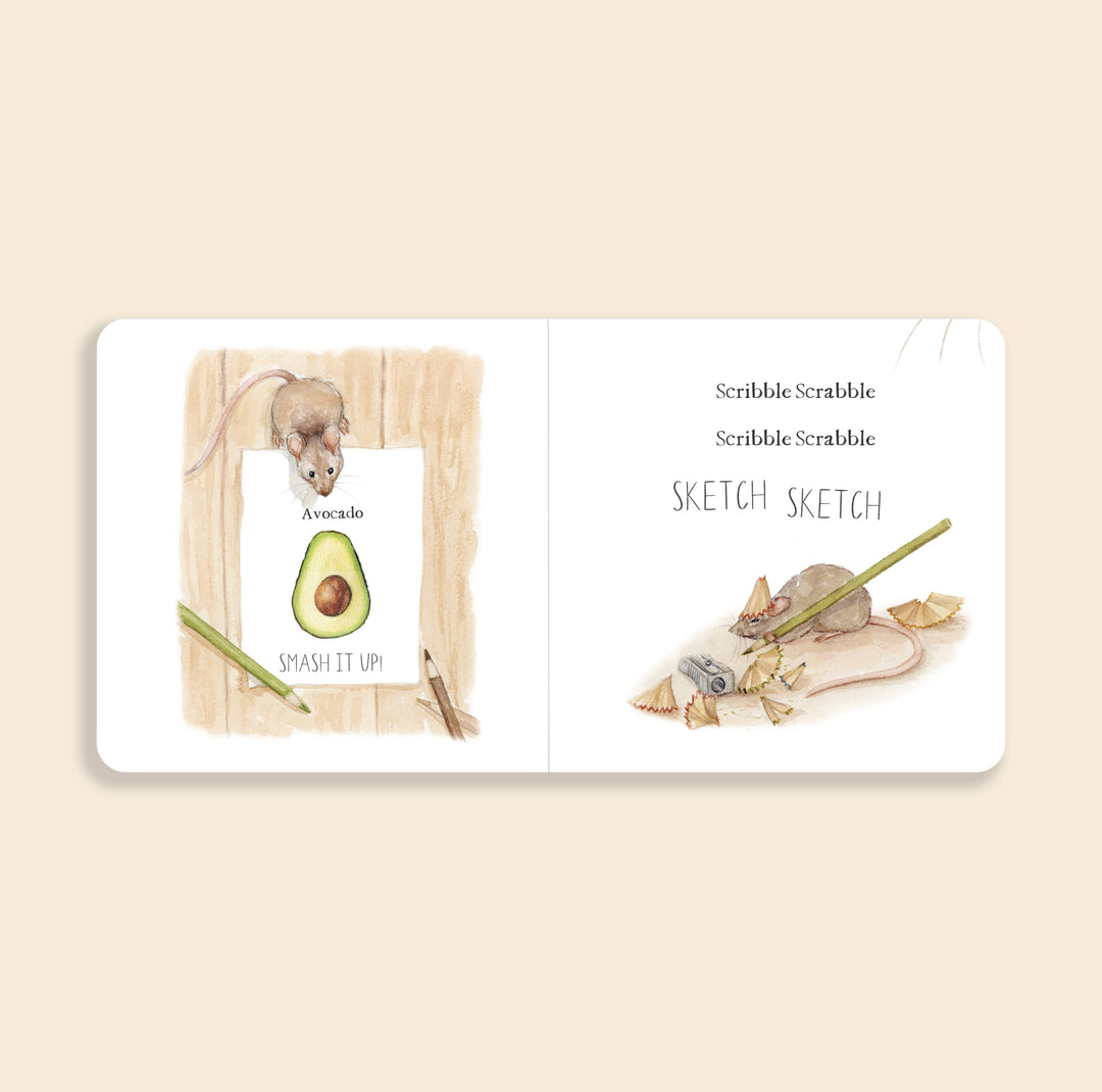 Scribble Scrabble Board Book