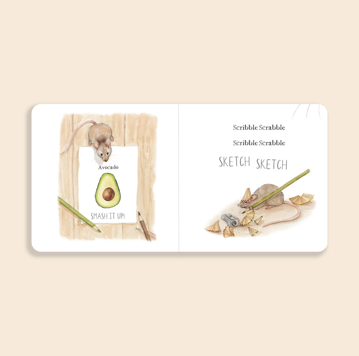 Scribble Scrabble Board Book