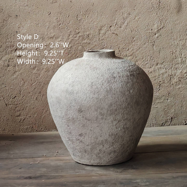 Terracotta Vases | Matte White