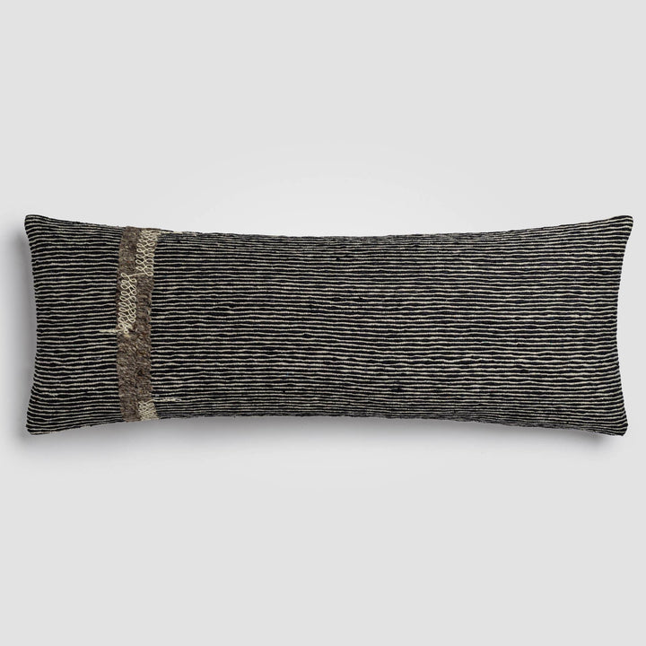 Geo Stripe Lumbar Decor Pillow
