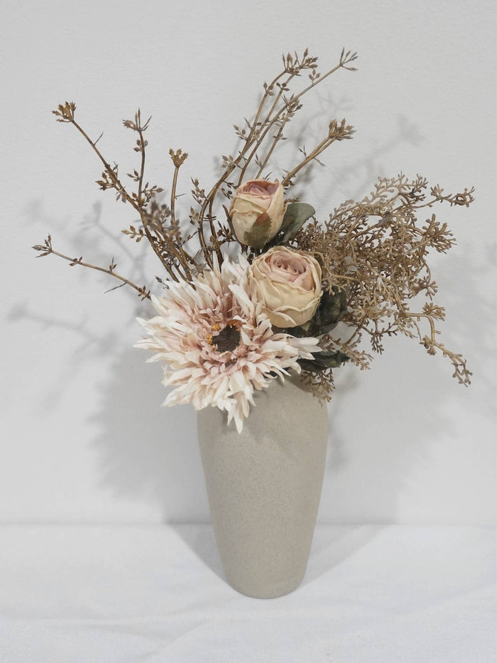 Neutral Bud Vase | Matte Grey