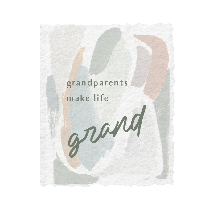 Grandparents make life Grand | Grandparent Day Card