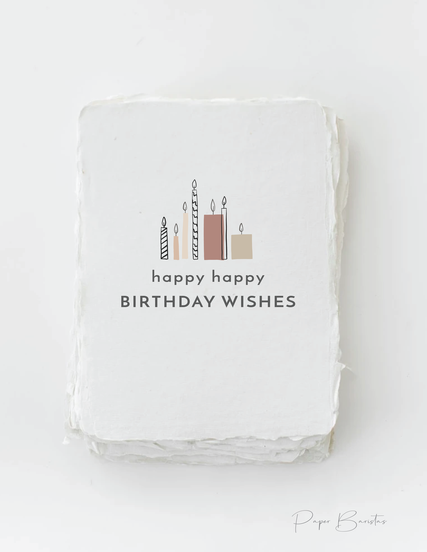 "Happy Happy Birthday Wishes" Friend Greeting Card