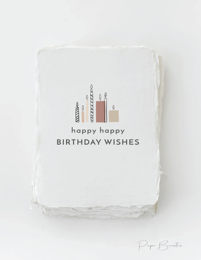 "Happy Happy Birthday Wishes" Friend Greeting Card