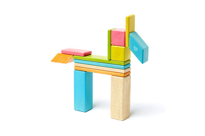 14 Piece Magnetic Wooden Block Set