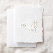 'Cheers the best is yet to be' Card