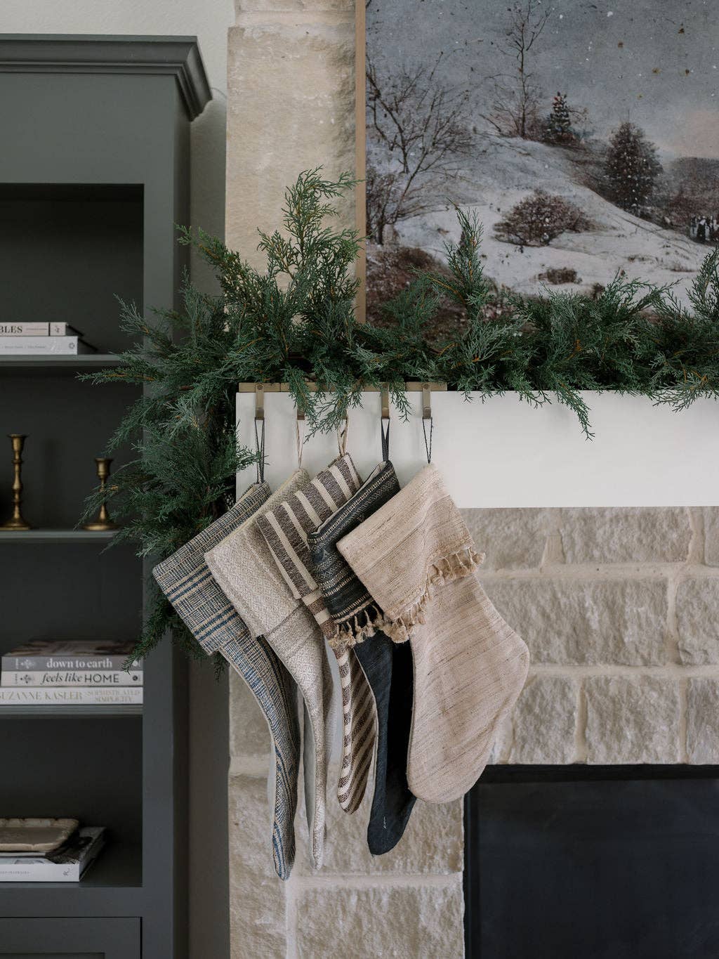 Faux Cedar Garland Evergreen | 9'