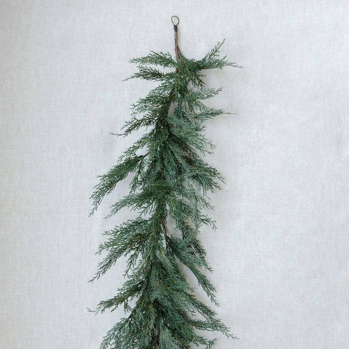Faux Cedar Garland Evergreen | 9'