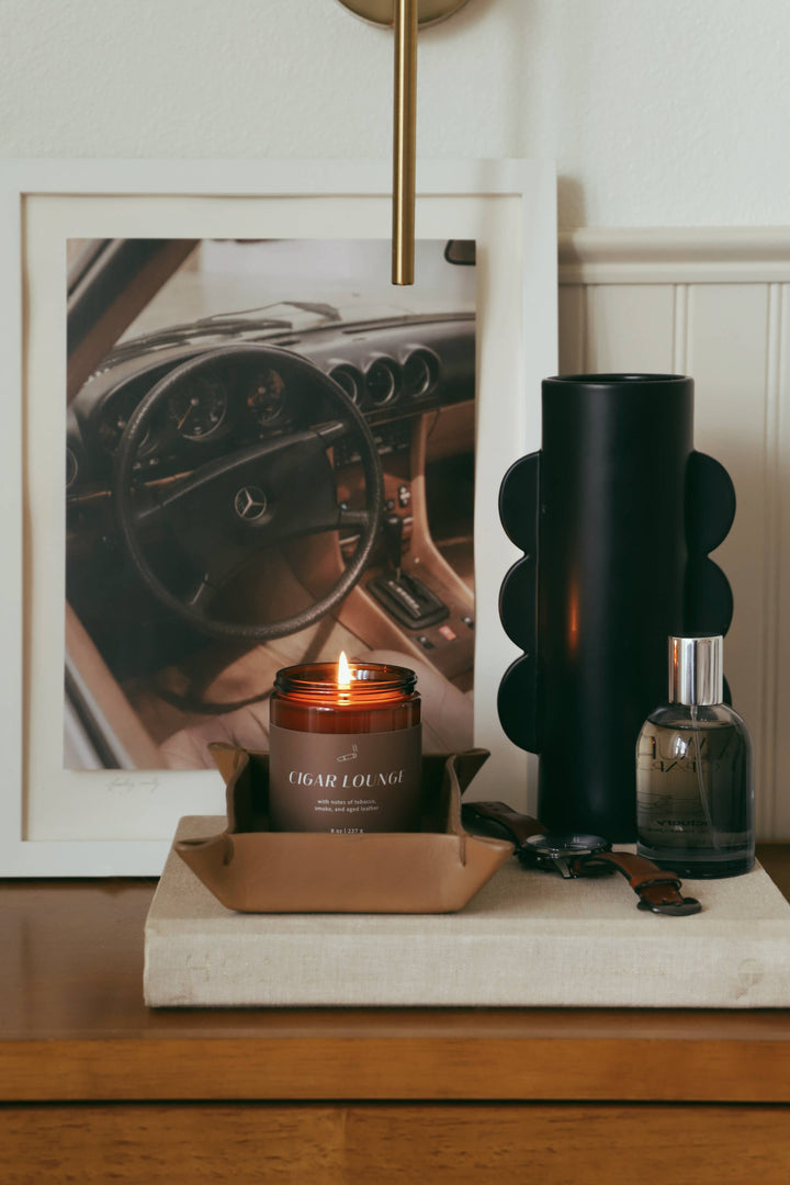 Cigar Lounge Soy Candle