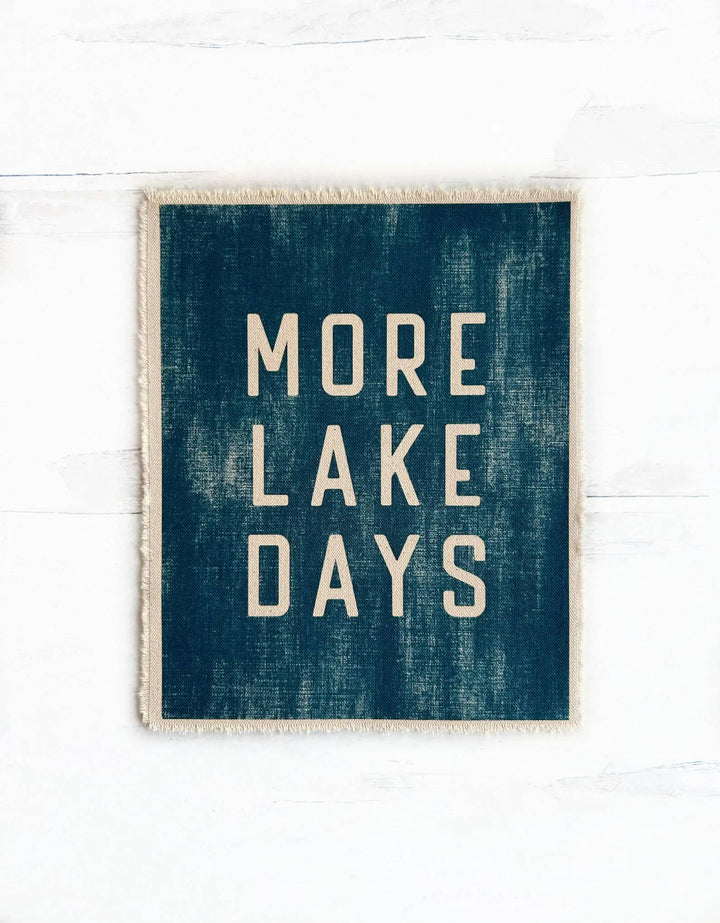 'More Lake Days' Canvas Print