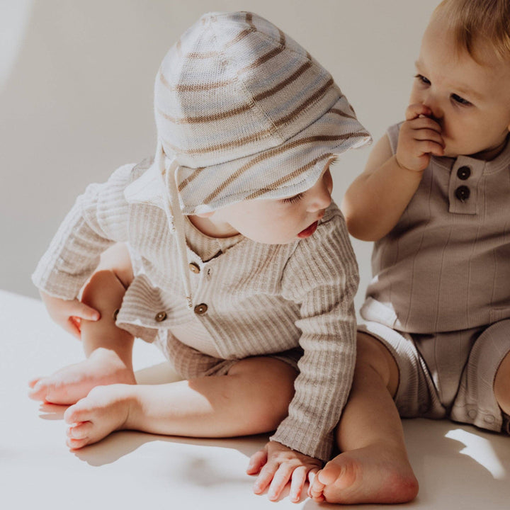 Baby Sun Hat | Multi Stripe