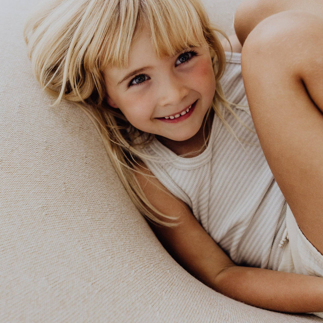 Toddler Tank Top | Stone Stripe