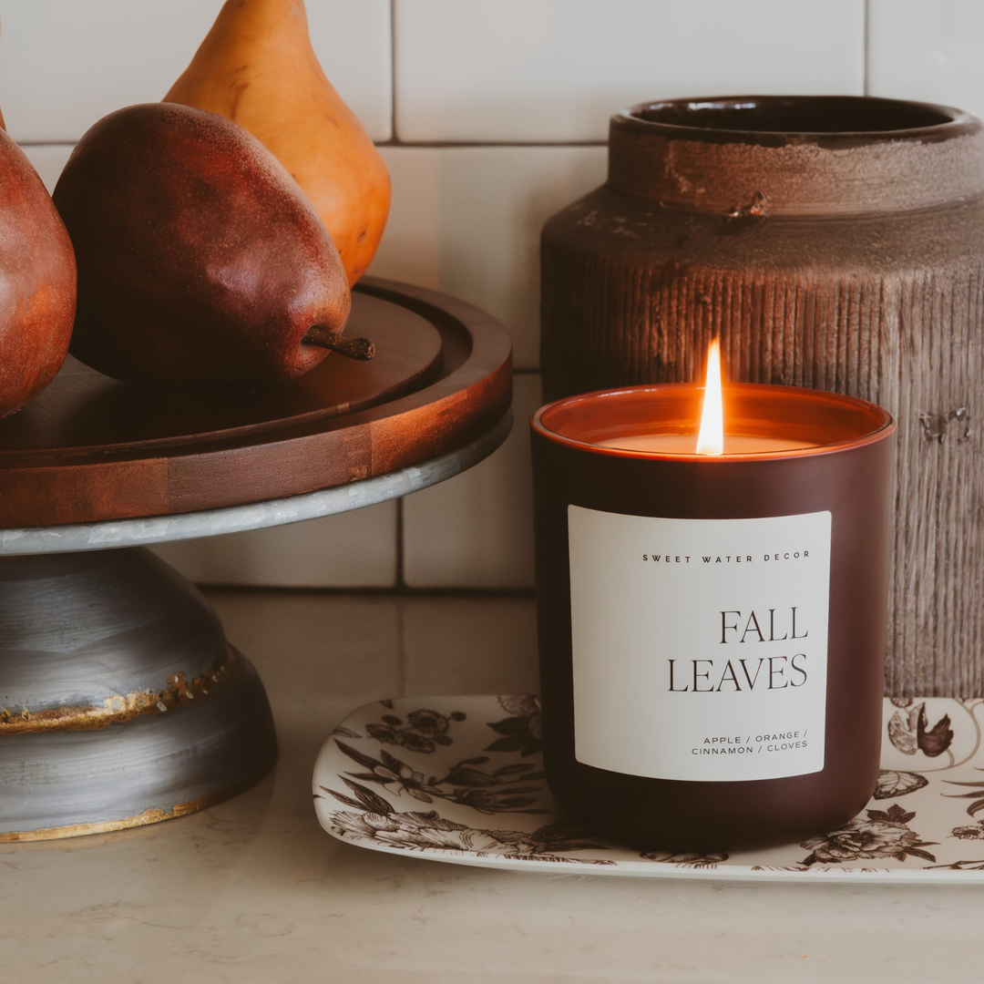 Fall Leaves Soy Candle