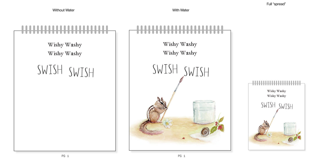 Wishy Washy Book | Water Reveal