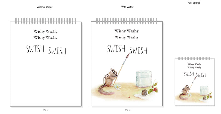 Wishy Washy Book | Water Reveal