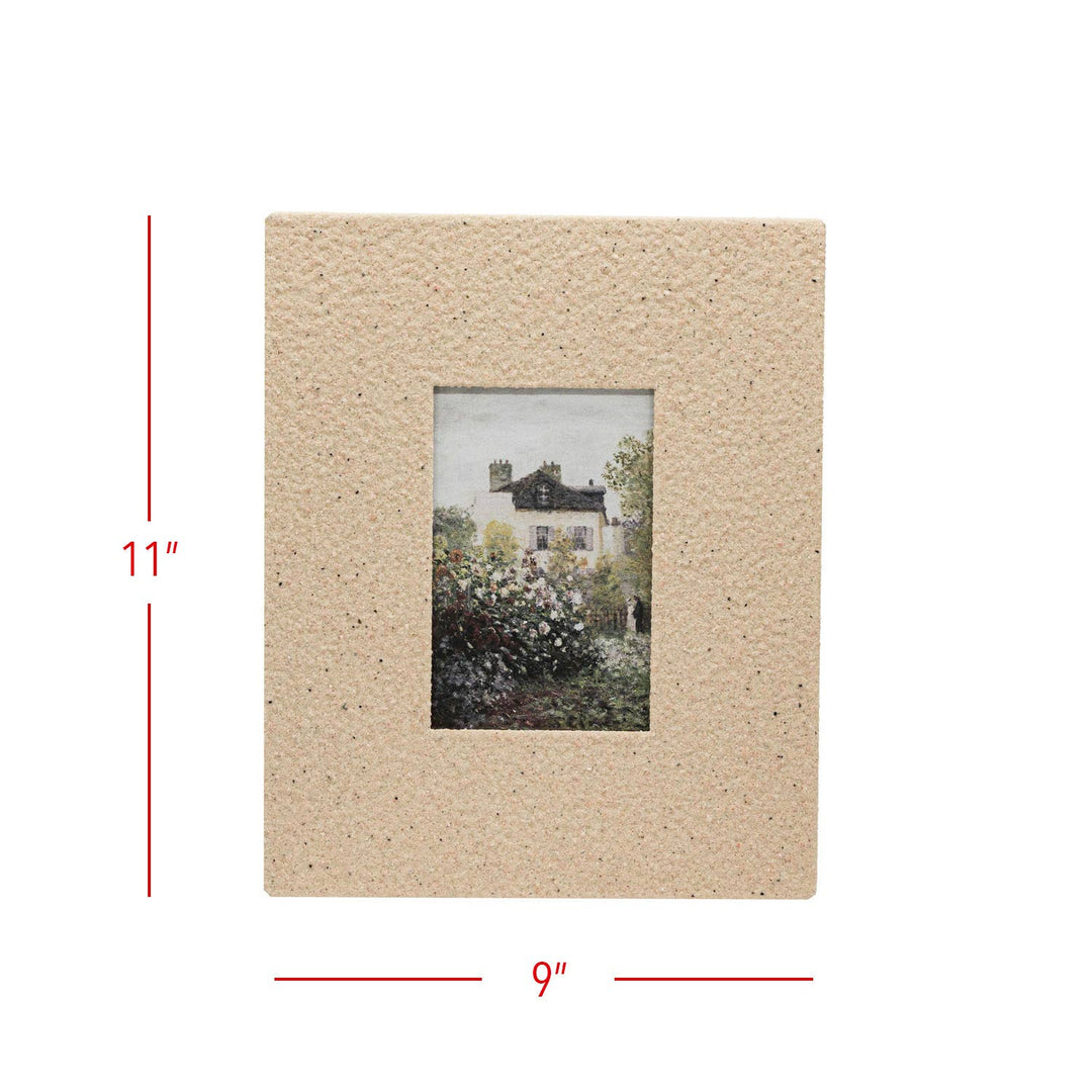 Sonia Textured Picture Frame | Metal Beige