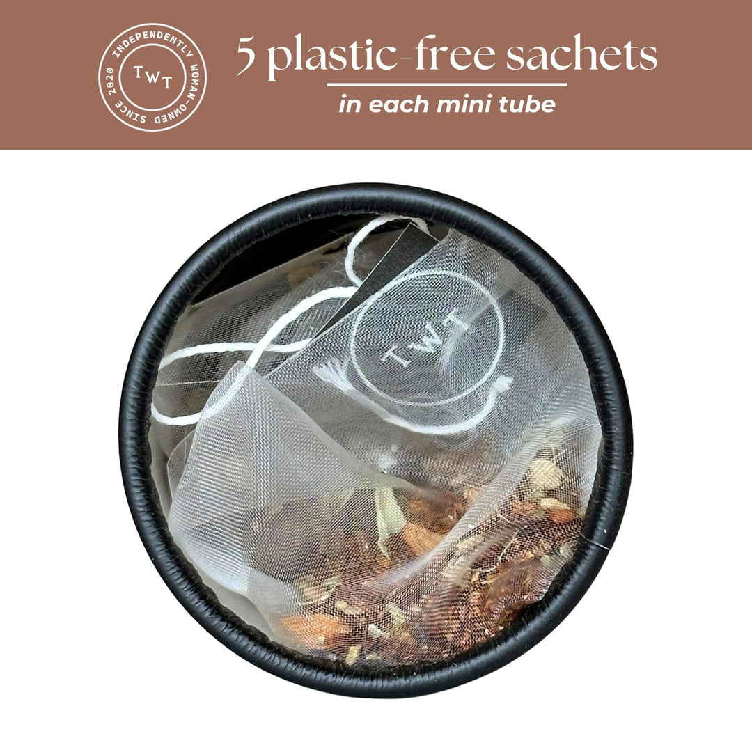 Rooibos Chai Herbal Mini Tea Tube | 5 tea bags