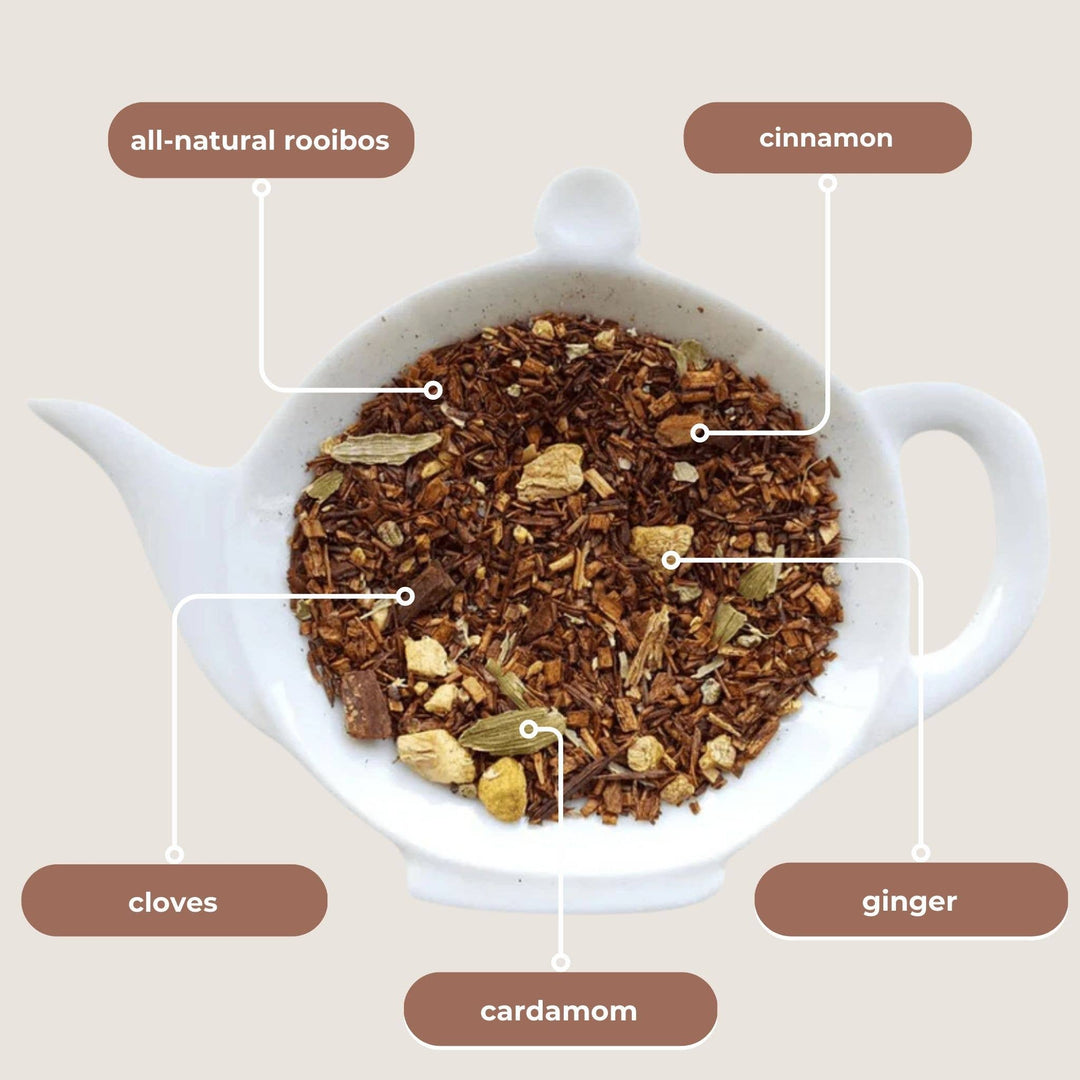 Rooibos Chai Herbal Mini Tea Tube | 5 tea bags